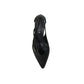 55mm Cut-Out Satin Pumps