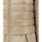Taffeta hem padded coat