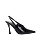 Leather Slingback Pumps