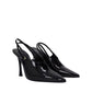 Leather Slingback Pumps