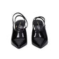 Leather Slingback Pumps