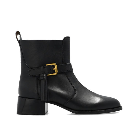 Lory Leather Ankle Boots