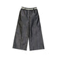 Cropped Leather Effect Pants