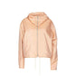 Blend Silk Zip-Up Hooded Jacket