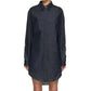 Denim Chain Shirt Dress