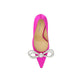 Double Bow Satin Pumps