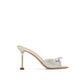 Leather Crystals Mules