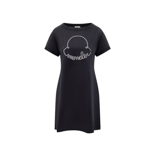 Cotton Logo Mini Dress