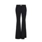 Flared Wool Trousers