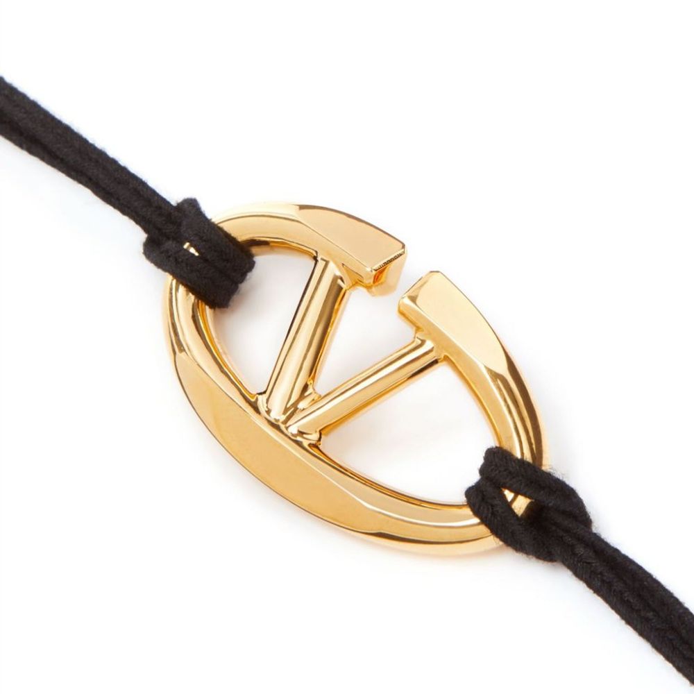 V-Logo Cotton Bracelet