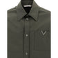 V-Logo Jacket Overshirt