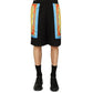 Barocco Goddess Night Print Shorts