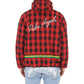 Checked  Windbreaker Jacket