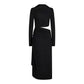 Cut-Out Midi Dress