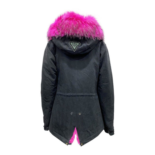 Canvas Embellished Parka Jacket