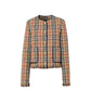 Vintage Check Motif Jacket