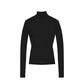 Cashmere Blend Rib Knit Turtleneck
