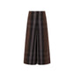 Checked Wide Leg Canvas Pants