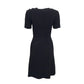 Knitted Mink Collar Dress