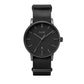 Black Leather Watch