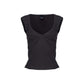 Black Viscose Tops & T-Shirt