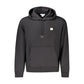 Black Cotton Men's Sweatshirt