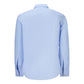 Blue Cotton Men Shirt