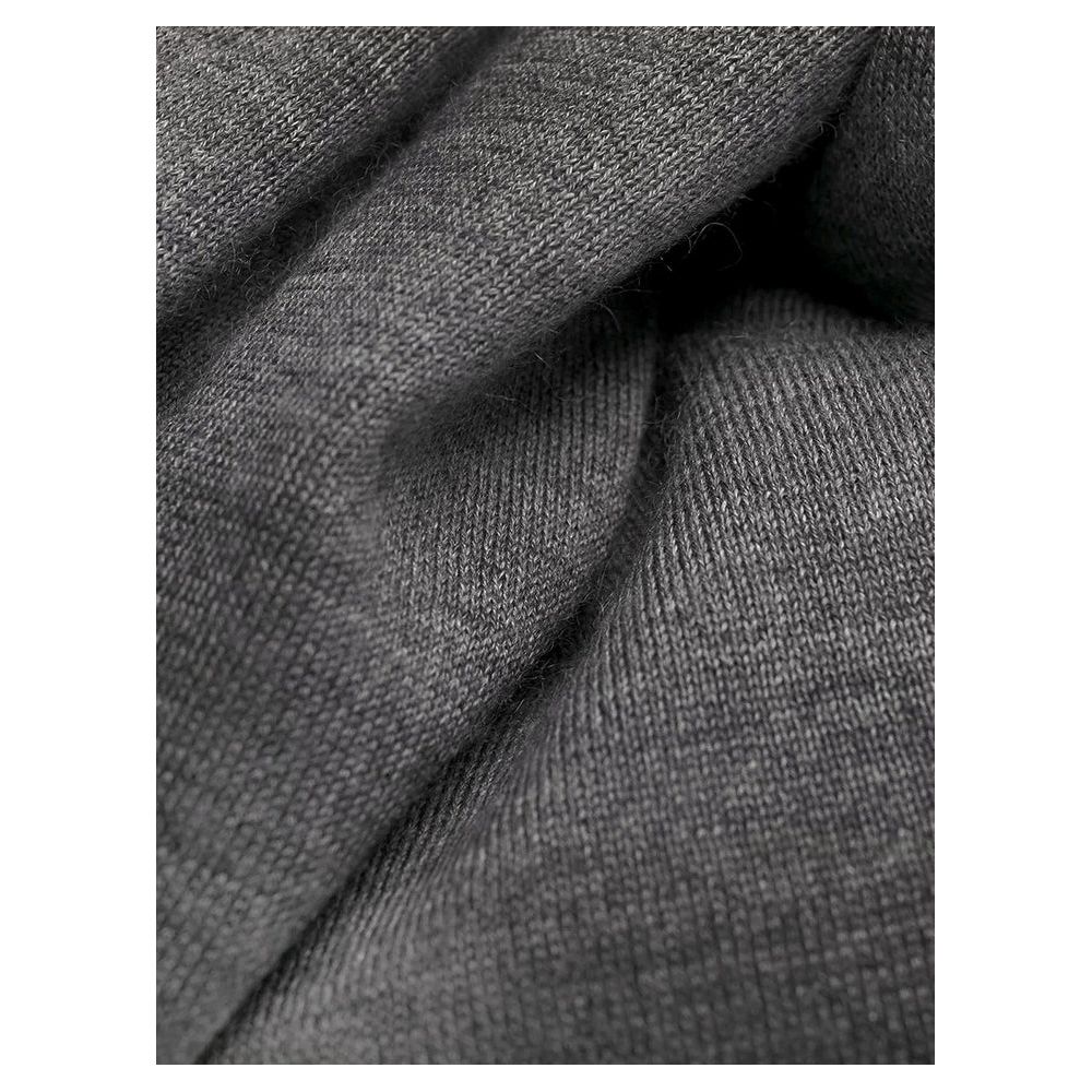 Gray Cashmere Men Sweater