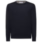 Blue Cashmere Men Sweater