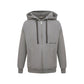 Gray Cotton Men's Hooded Sweatshirt
