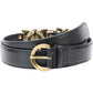 Black Calfskin Belt