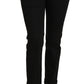Elegant Black Cotton Dress Pants