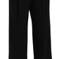 Elegant Black Cotton Trousers