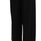 Elegant Black Cotton Trousers