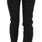 Elegant Black Virgin Wool Trousers