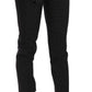 Elegant Black Virgin Wool Trousers