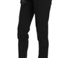 Elegant Black Virgin Wool Trousers