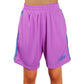 Purple Polyester Short