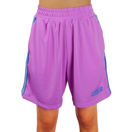 Purple Polyester Short
