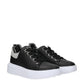 Black Polyethylene Platform Sneakers