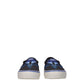 Black Fabric Slip-On Loafers