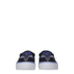 Black Fabric Slip-On Loafers