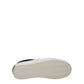 Black Fabric Slip-On Loafers