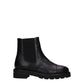 Black Leather Ankle Boots