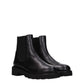 Black Leather Ankle Boots