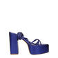 Purple Leather Platforms