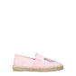 Pink Fabric Espadrilles