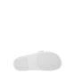 White Leather Slippers Sandals