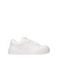 White Leather Low Tops