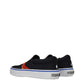 Black Fabric Slip-On Loafers